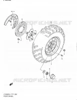ROUE AVANT pour Suzuki KINGQUAD 500 2011