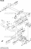 BRAS SUSPENSION ARRIERE pour Suzuki KINGQUAD 500 2012