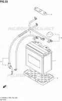 BATTERIE pour Suzuki KINGQUAD 500 2013