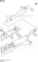 SILENCIEUX pour Suzuki KINGQUAD 500 2013