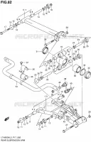 BRAS SUSPENSION ARRIERE pour Suzuki KINGQUAD 500 2013