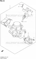 CORPS DE PAPILLON pour Suzuki KINGQUAD 500 2013
