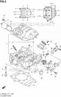 CULASSE pour Suzuki KINGQUAD 500 2013