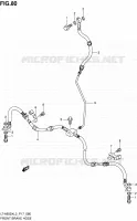 DURITE DE FREIN AVANT pour Suzuki KINGQUAD 500 2013