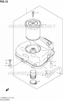 FILTRE A AIR pour Suzuki KINGQUAD 500 2013