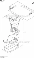 POMPE A ESSENCE pour Suzuki KINGQUAD 500 2013