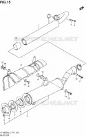 SILENCIEUX pour Suzuki KINGQUAD 500 2013