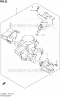 CORPS DE PAPILLON pour Suzuki KINGQUAD 500 2014