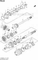 COUPLE CONIQUE pour Suzuki KINGQUAD 500 2014