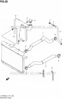DURITE DE RADIATEUR pour Suzuki KINGQUAD 500 2014