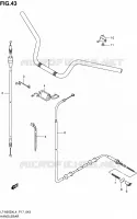 GUIDON pour Suzuki KINGQUAD 500 2014