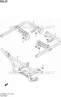 REPOSE PIED pour Suzuki KINGQUAD 500 2014