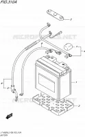BATTERIE pour Suzuki KINGQUAD 500 1992