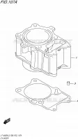 CYLINDRE pour Suzuki KINGQUAD 500 1992