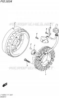 ALLUMAGE ROTOR   STATOR pour Suzuki KINGQUAD 500 2017