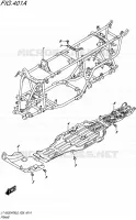 CADRE pour Suzuki KINGQUAD 500 2016