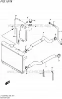 DURITE DE RADIATEUR pour Suzuki KINGQUAD 500 2016