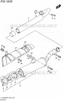 SILENCIEUX pour Suzuki KINGQUAD 500 2016