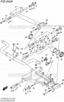 BRAS SUSPENSION ARRIERE pour Suzuki KINGQUAD 500 2016