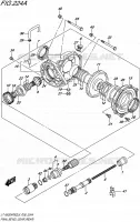 CARDAN   COUPLE CONIQUE (ARRIERE) pour Suzuki KINGQUAD 500 2016