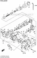 CARDAN   COUPLE CONIQUE (AVANT) pour Suzuki KINGQUAD 500 2016