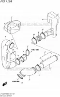 CONDUIT D'ADMISSION CARTER COURROIE pour Suzuki KINGQUAD 500 2016