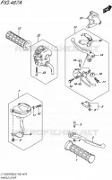 ENSEMBLE LEVIERS   POIGNEES pour Suzuki KINGQUAD 500 2016