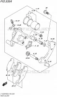 ETRIER DE FREIN AVANT pour Suzuki KINGQUAD 500 2016