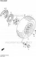 ROUE AVANT pour Suzuki KINGQUAD 500 2016