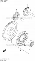 ROUE LIBRE DE DEMARREUR pour Suzuki KINGQUAD 500 2016