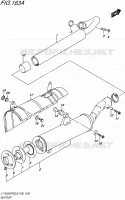 SILENCIEUX pour Suzuki KINGQUAD 500 2016