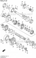 TRANSMISSION (2) pour Suzuki KINGQUAD 500 2016