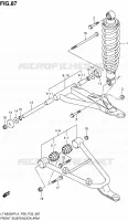 BRAS SUSPENSION AVANT pour Suzuki KINGQUAD 500 1992