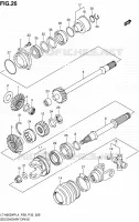 COUPLE CONIQUE pour Suzuki KINGQUAD 500 1992