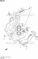 RESERVOIR D'ESSENCE pour Suzuki KINGQUAD 500 1992