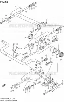 BRAS SUSPENSION ARRIERE pour Suzuki KINGQUAD 500 2014