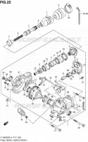 CARDAN   COUPLE CONIQUE (AVANT) pour Suzuki KINGQUAD 500 2014
