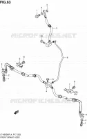 DURITE DE FREIN AVANT pour Suzuki KINGQUAD 500 2014
