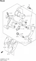 ETRIER DE FREIN AVANT pour Suzuki KINGQUAD 500 2014