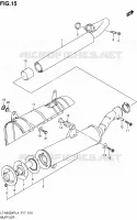 SILENCIEUX pour Suzuki KINGQUAD 500 2014