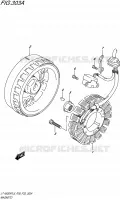 ALLUMAGE ROTOR   STATOR pour Suzuki KINGQUAD 500 1992