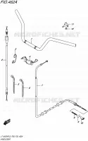 GUIDON pour Suzuki KINGQUAD 500 1992