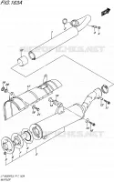 SILENCIEUX pour Suzuki KINGQUAD 500 2015