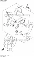 ETRIER DE FREIN AVANT pour Suzuki KINGQUAD 500 2016