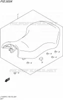 SELLE pour Suzuki KINGQUAD 500 2017