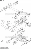BRAS SUSPENSION ARRIERE pour Suzuki KINGQUAD 750 2010