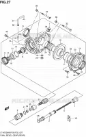 CARDAN   COUPLE CONIQUE (ARRIERE) pour Suzuki KINGQUAD 750 2010