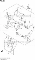 ETRIER DE FREIN AVANT pour Suzuki KINGQUAD 750 2010