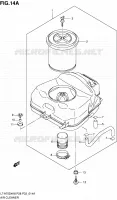 FILTRE A AIR (MODEL L0) pour Suzuki KINGQUAD 750 2010