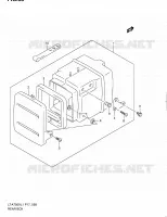 BOITE ARRIERE pour Suzuki KINGQUAD 750 2011
